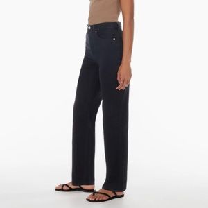 Aritzia Denim Forum The Joni High Rise Loose in Black